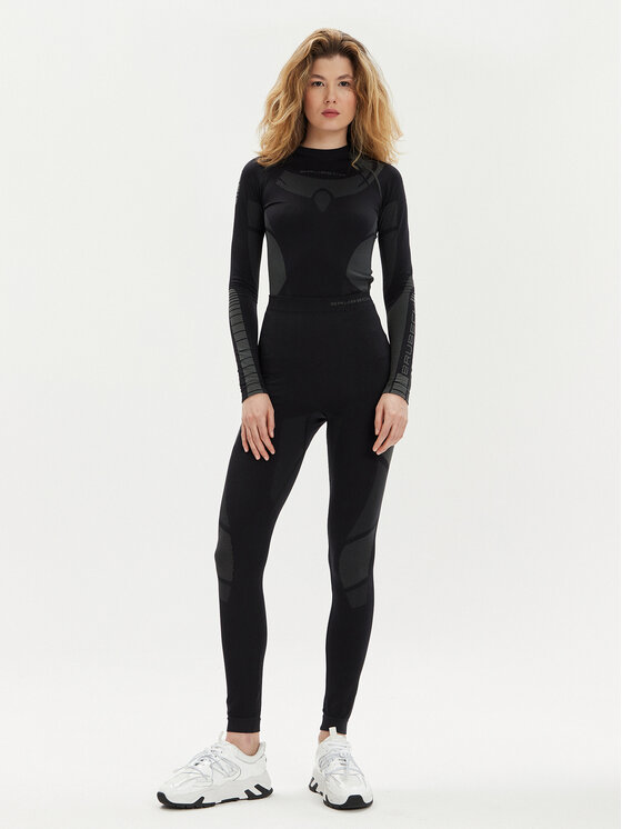 Brubeck Brubeck Bielizna termoaktywna górna LS1307W Czarny Slim Fit