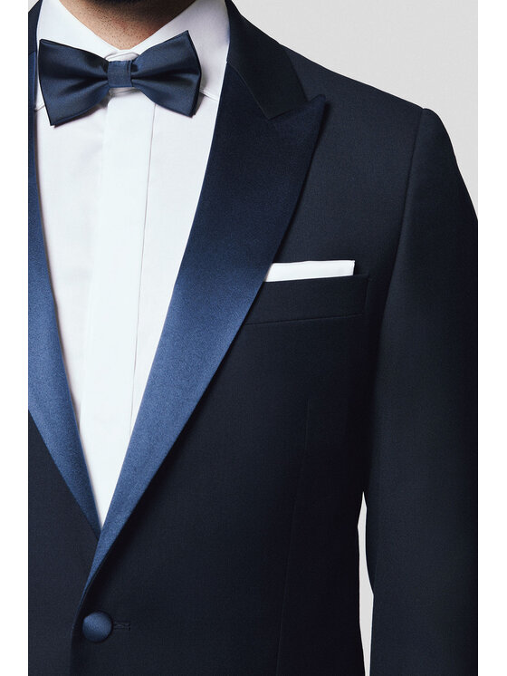 Lancerto Lancerto Garnitur Arlington GA001124000008 Granatowy Slim Fit