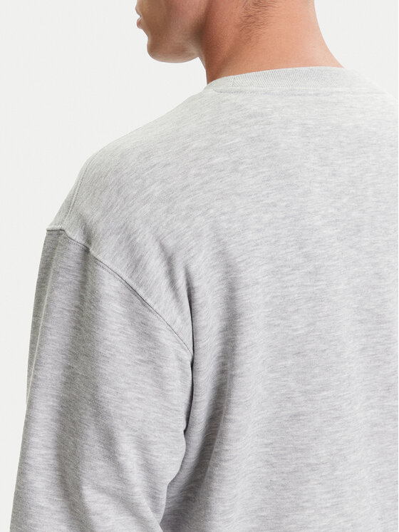 New Balance New Balance Bluza Small Logo MT41507 Szary Relaxed Fit
