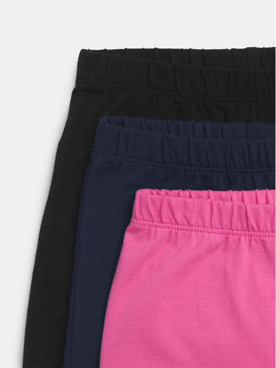 Gap Gap Set 3 parov špotnih kratkih hlač 338180-00 Pisana Regular Fit