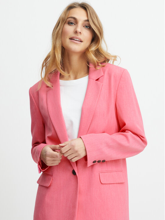 Fransa Fransa Sakko 20611135 Rosa Loose Fit