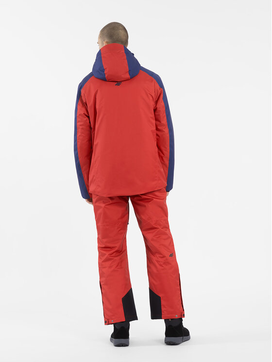 4F 4F Skihose 4FAW23TFTRM402 Rot Regular Fit
