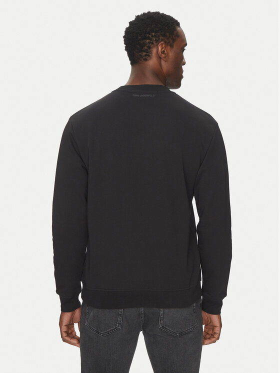 KARL LAGERFELD KARL LAGERFELD Світшот 705063 552941 Чорний Regular Fit