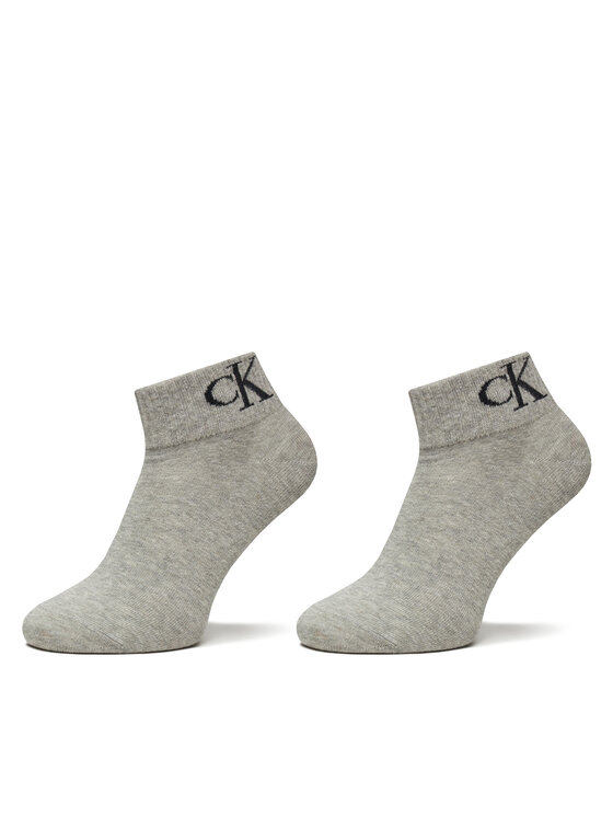 Calvin Klein Jeans Calvin Klein Jeans Set od 2 para ženskih visokih čarapa 701228813 Siva