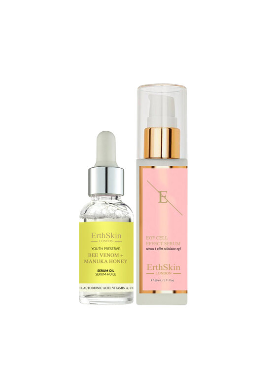 Serum Erthskin London, Jad Pszczeli + Olejek Miodu Manuka + SERUM EFEKTU KOMÓREK EGF