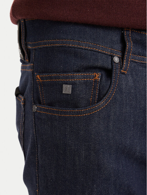 KARL LAGERFELD KARL LAGERFELD Jeansy 265501 564882 Granatowy Regular Fit