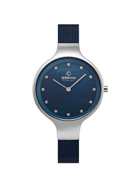 Obaku Obaku Hodinky V173LXCLML Modrá