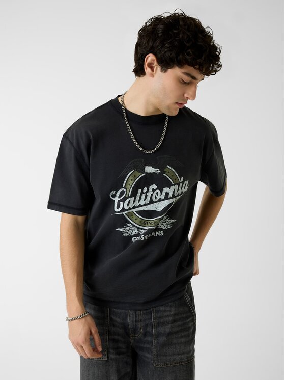 Guess Guess Футболка 183251 Чорний Classic Fit