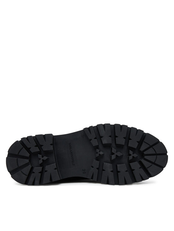 KARL LAGERFELD KARL LAGERFELD Kozaki Burly Biker KL43490W Czarny