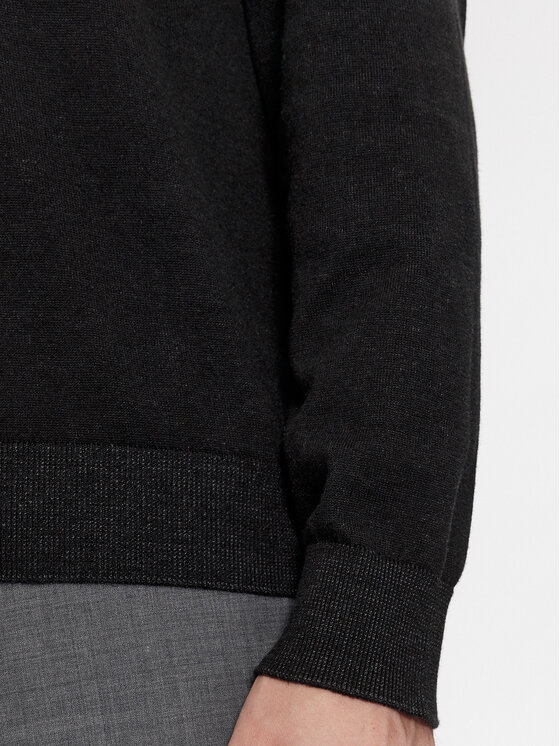 Calvin Klein Calvin Klein Sweter K10K112735 Czarny Regular Fit
