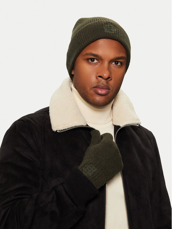 Set mănuși și căciulă Jack&Jones 12264109 Verde