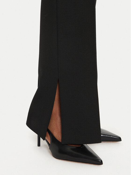 BOSS Boss Szövet nadrág Tubeka4 50518874 Fekete Slim Fit