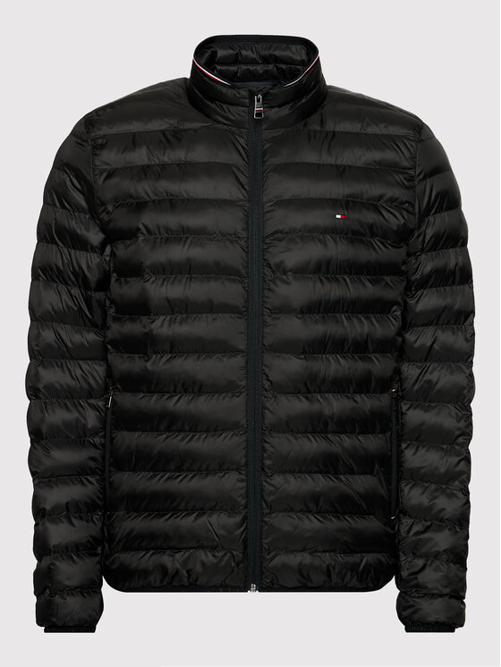 Tommy Hilfiger Tommy Hilfiger Kurtka przejściowa Core Circular MW0MW18763 Czarny Regular Fit