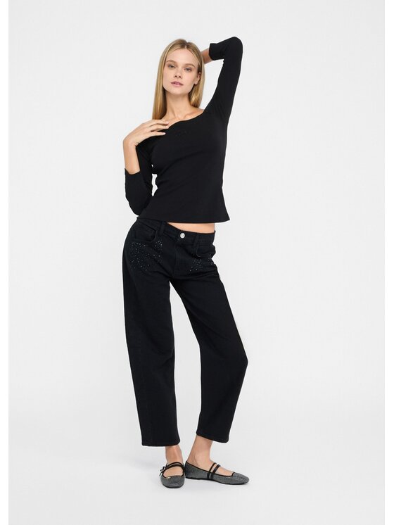 Liu Jo Liu Jo T-shirt UF5255J499022222 Nero Regular Fit