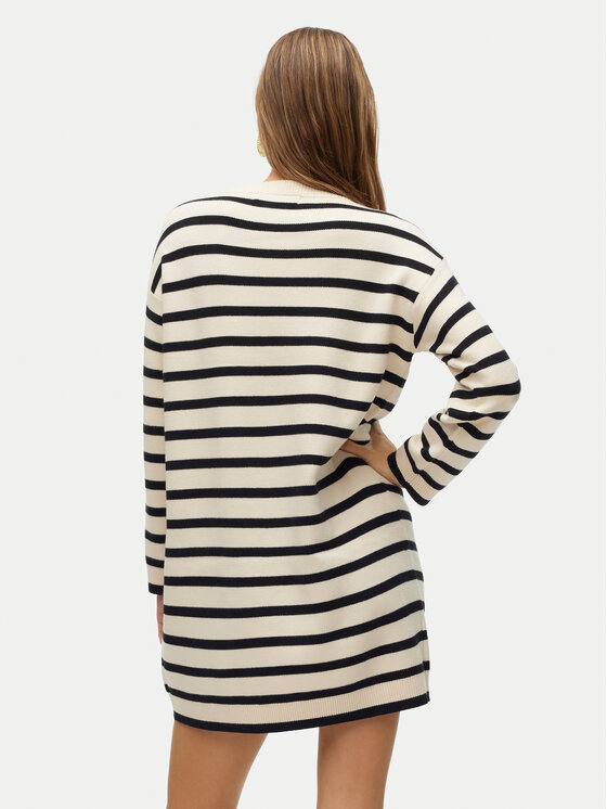 Vero Moda Vero Moda Kootud kleit Saba 10309307 Beež Loose Fit