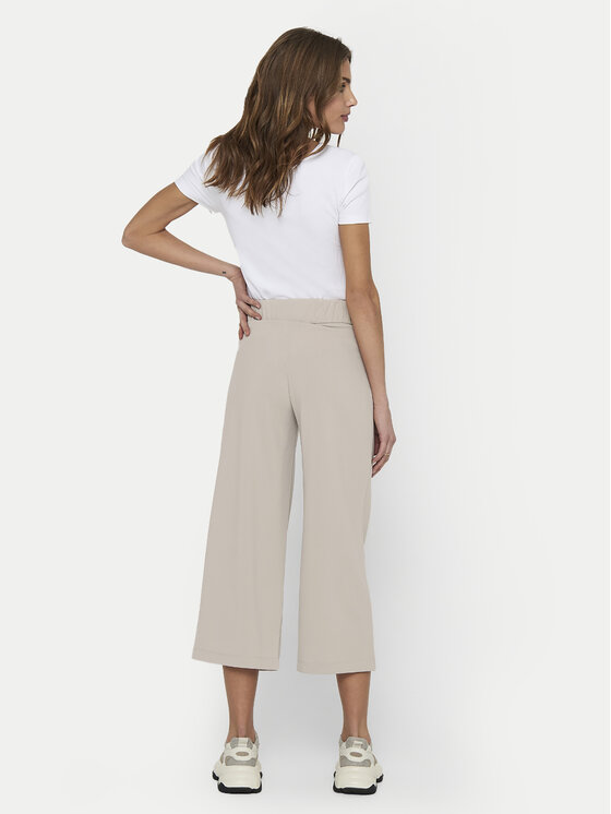 JDY JDY Kuloty Geggo 15208417 Beżowy Wide Leg