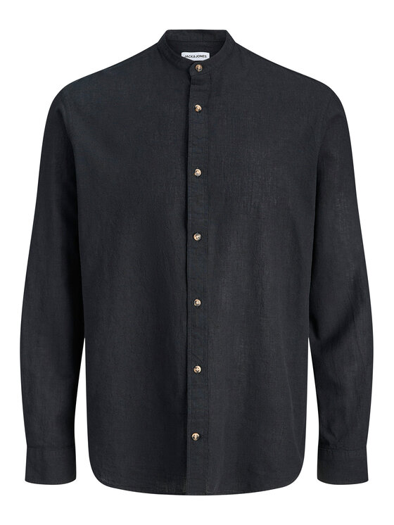 Jack & Jones Jack & Jones Πουκάμισο Summer 12289184 Μαύρο Regular Fit