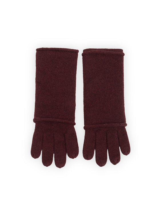 Deni Cler Milano Deni Cler Milano Rękawiczki Damskie T-DC-L54D-E5-85-39-1 Bordowy