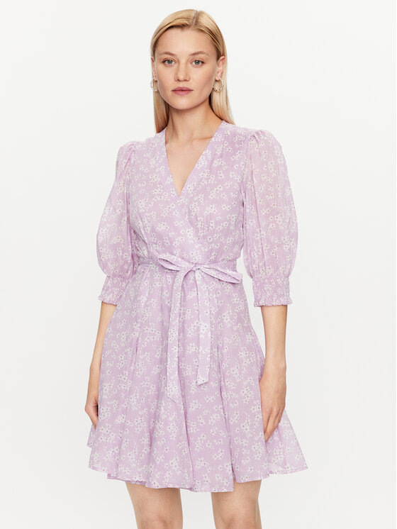 Polo Ralph Lauren Rochie de zi 211906177001 Violet Regular Fit