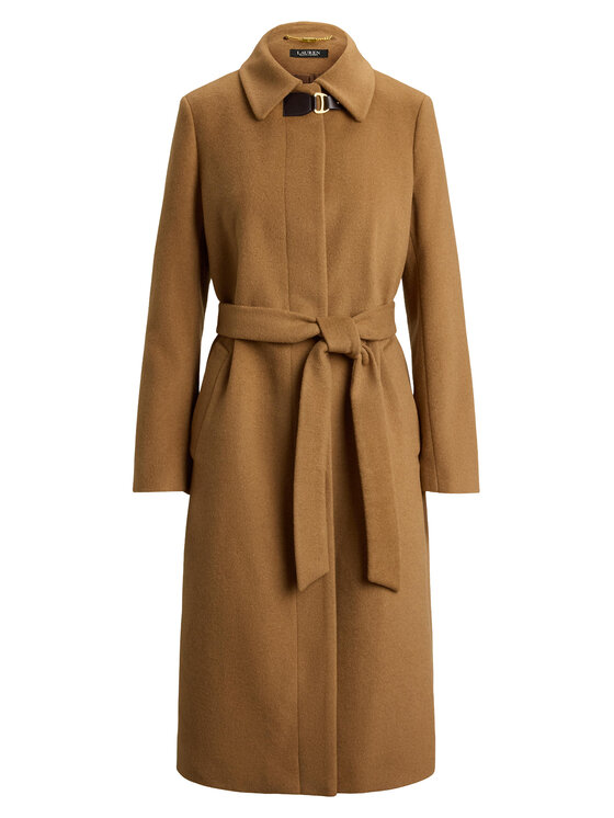 LAUREN RALPH LAUREN LAUREN RALPH LAUREN Вовняне пальто 297P23444001 Світло-коричневий Regular Fit