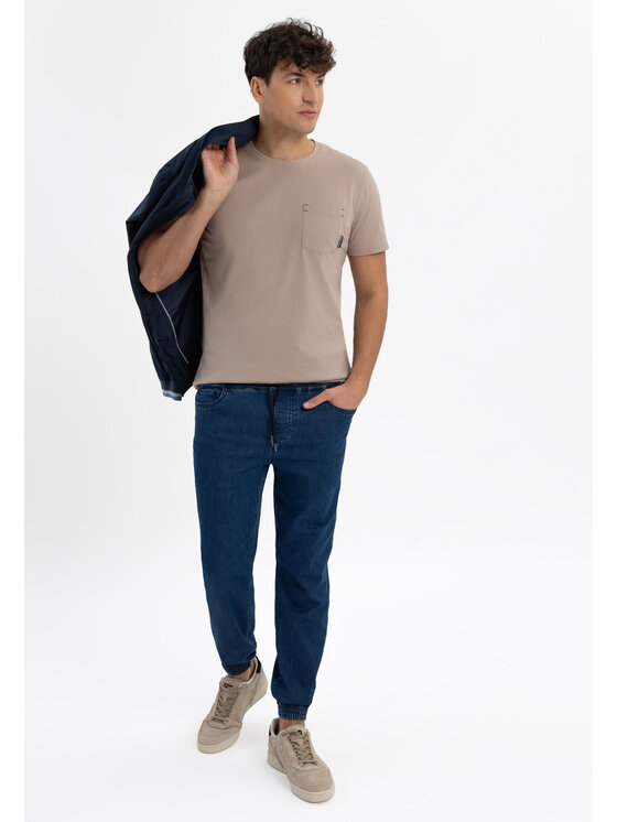 Volcano Volcano Joggery D-ROGGER Niebieski Regular Fit