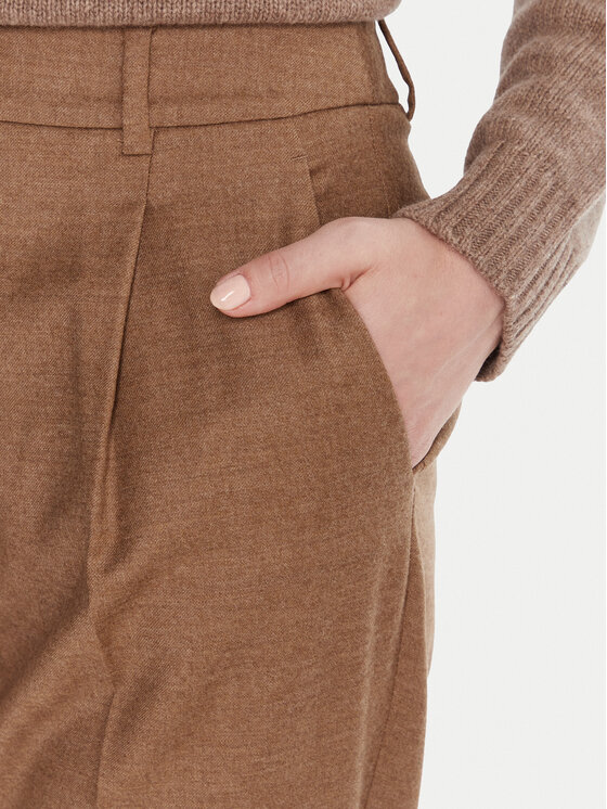 Weekend Max Mara Weekend Max Mara Auduma bikses Caldaia 2525136152 Brūns Regular Fit