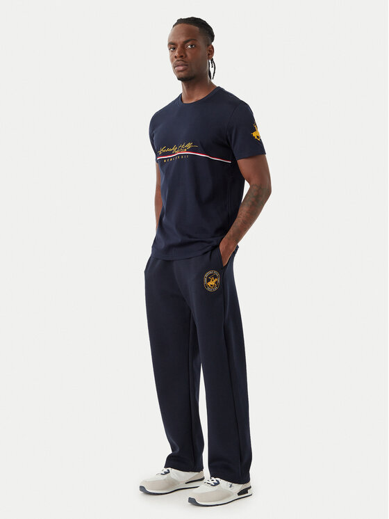 Beverly Hills Polo Club Beverly Hills Polo Club Sportinės kelnės M6532 Tamsiai mėlyna Regular Fit