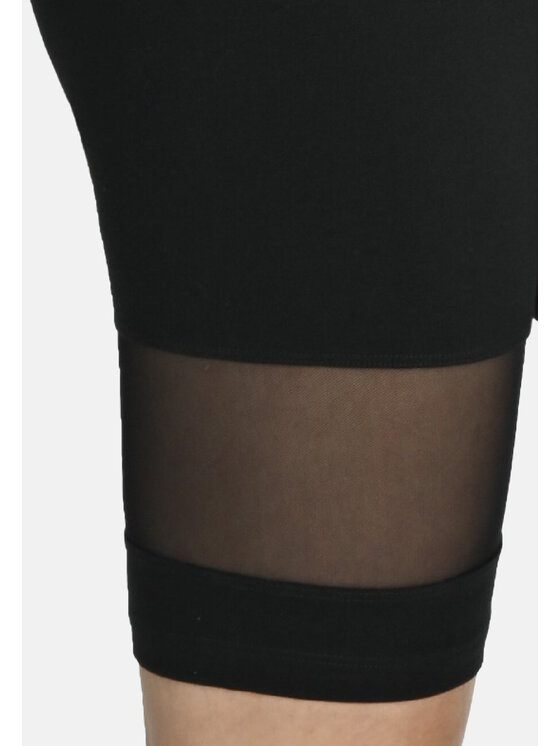 Teyli Teyli Legginsy ciążowe bawełniane Rebeca Czarny Regular Fit