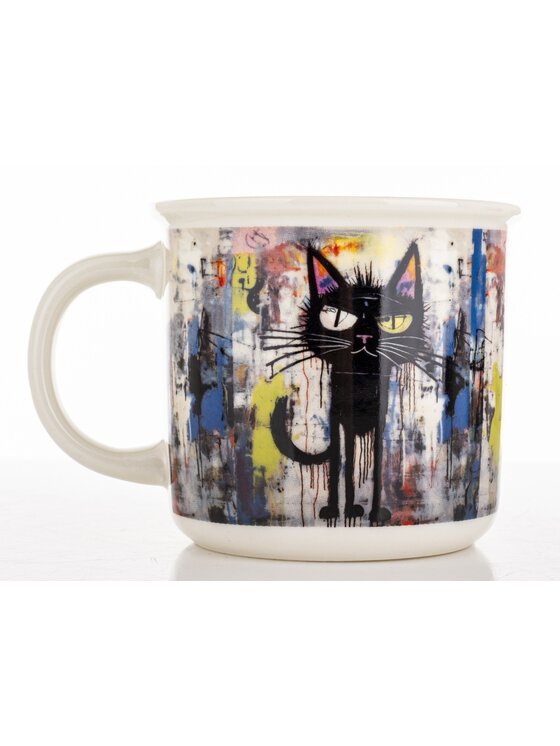 MIAhome MIAhome Kubek porcelanowy w pudełku 400 ml GAGATEK II Biały