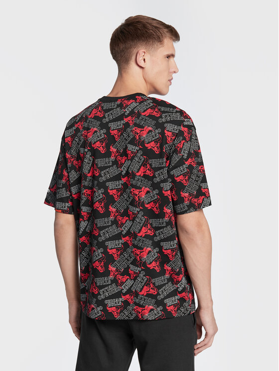 New Era New Era Футболка Chicago Bulls Logo Print 60284618 Кольоровий Oversize