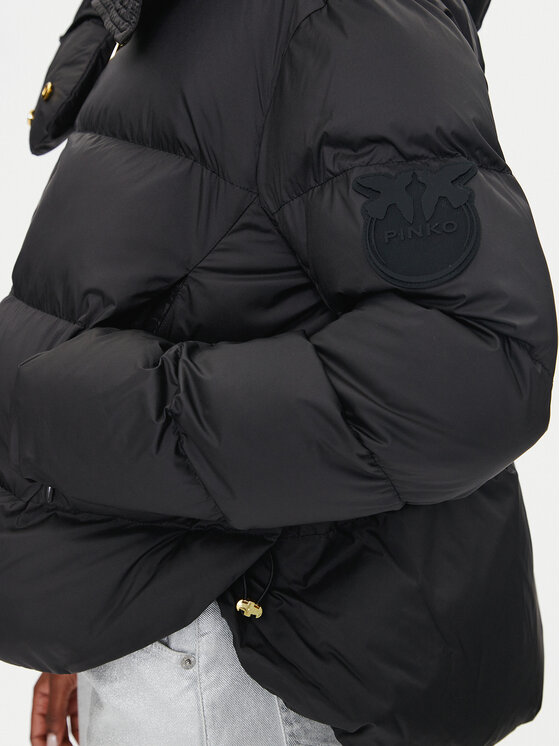 PINKO PINKO Зимно яке Giza Imbottito 101602 A1ZV Черен Regular Fit