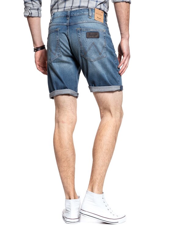 Wrangler Wrangler Pantaloncini di jeans REGULAR SHORTS Blu Regular Fit