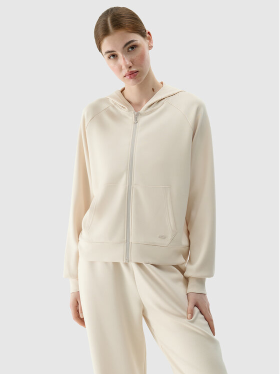 4F 4F Bluza 4FWSS25TSWSF1577 Beżowy Active Fit