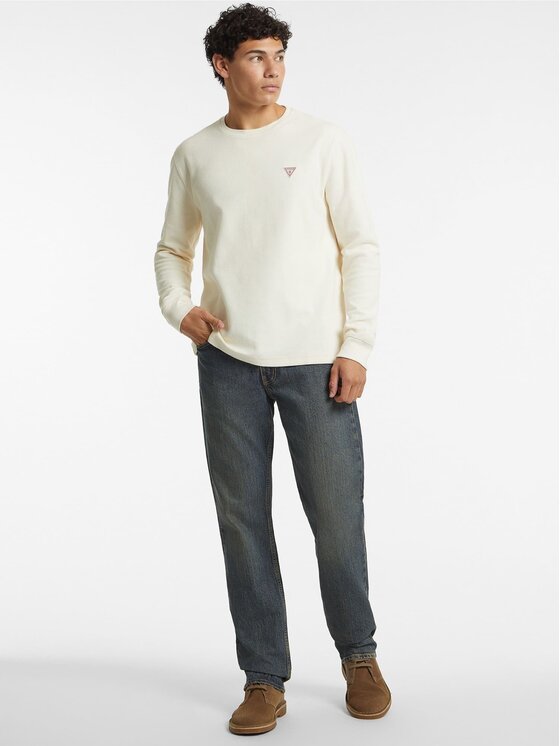 Guess Jeans Guess Jeans T-Shirt 168451 Beżowy Classic Fit