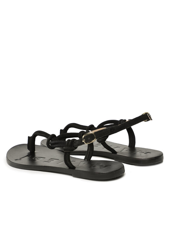 Manebi Manebi Sandale Suede Leather Sandals V 2.2 Y0 Crna