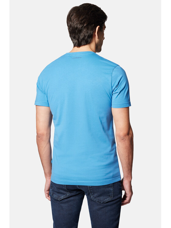 Lancerto Lancerto T-Shirt Kenneth TS073124000024 Niebieski Regular Fit
