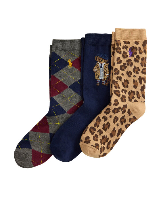 Polo Ralph Lauren Polo Ralph Lauren 3er-Set hohe Kindersocken 448P03258001 Bunt