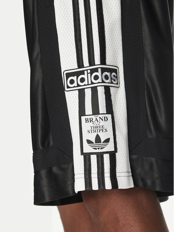 adidas adidas Pantaloncini sportivi Adibreak JM6689 Nero Loose Fit