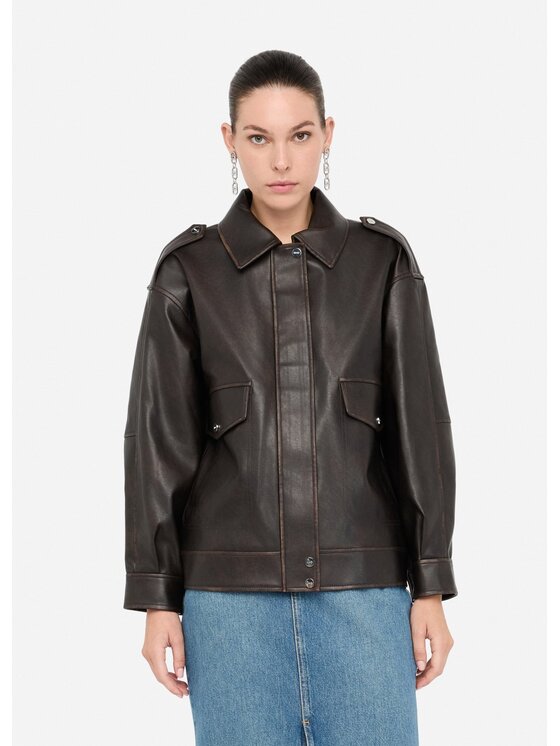 Liu Jo Liu Jo Giacca da donna MF5097E1051X0558 Marrone Regular Fit