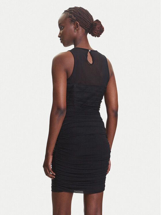 Fracomina Fracomina Cocktail obleka FQ23WD1005W52901 Črna Slim Fit