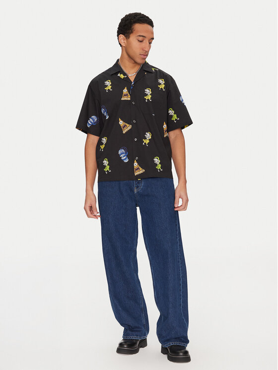HUGO HUGO Särk 50534201 Must Regular Fit