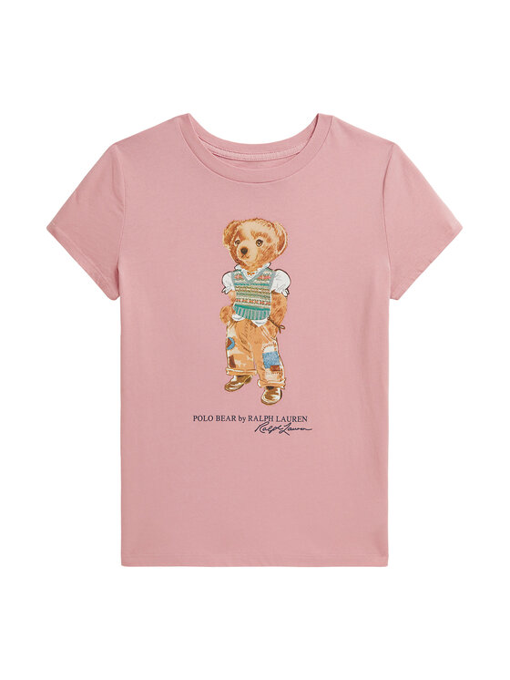 Polo Ralph Lauren Tricou 313B20033001 Roz deschis Regular Fit