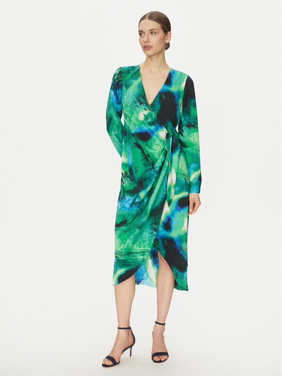 DKNY DKNY Coctailkleid DD4JYD34 Grün Regular Fit