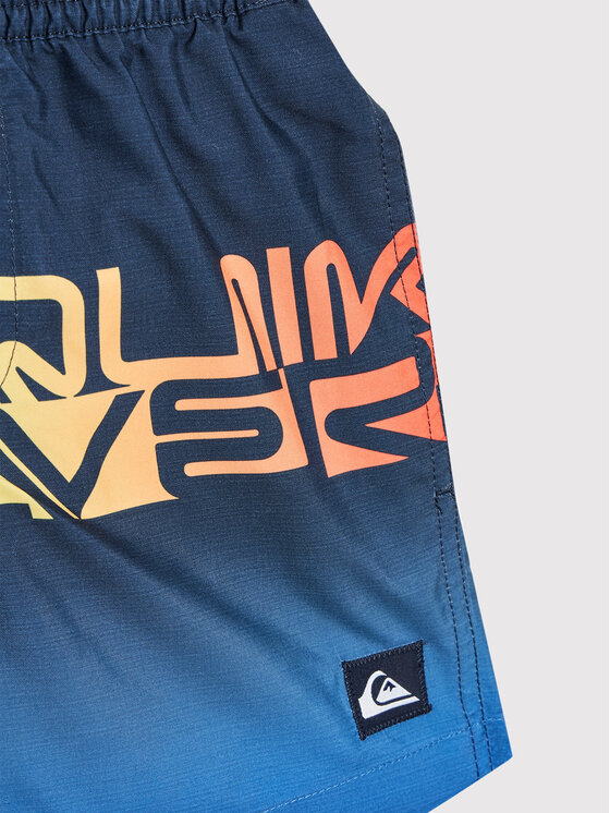 Quiksilver Quiksilver Plavecké šortky Word block 14" EQBJV03403 Tmavomodrá Regular Fit