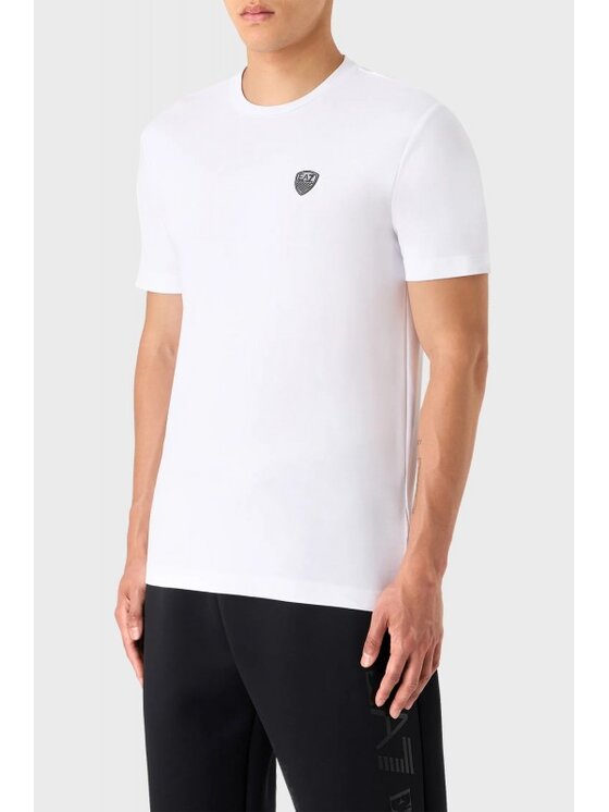 Emporio Armani Emporio Armani T-Shirt 8NPT16 PJRGZ 1100 Biały Regular Fit
