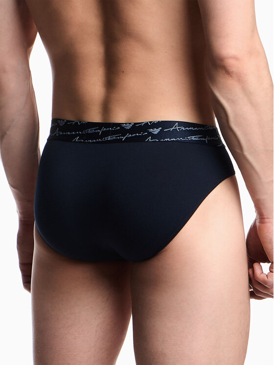 Emporio Armani Underwear Emporio Armani Underwear Súprava slipov M000251AF15007 Tmavomodrá