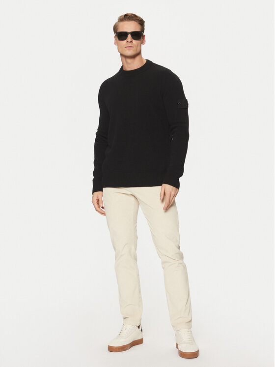 Stone Island Stone Island Sweater 8115527FA Fekete Regular Fit
