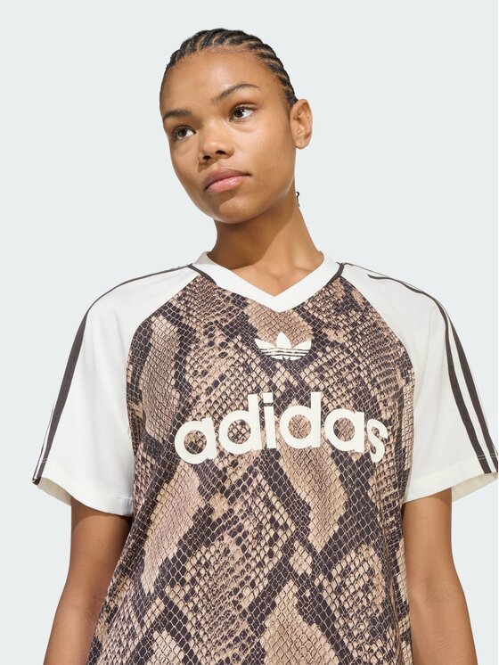 adidas adidas T-Shirt 168127 Beżowy Loose Fit