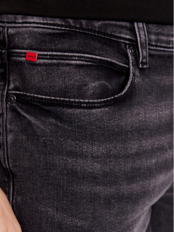 HUGO Hugo Džinsi Hugo 734 50498990 Pelēks Slim Fit