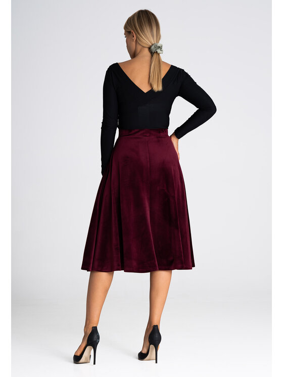 FIGL FIGLFIGL Gonna M964 Bordeaux Regular Fit
